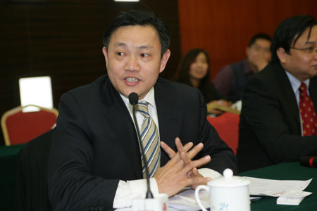 图文:联想集团企业社会责任总监马健荣