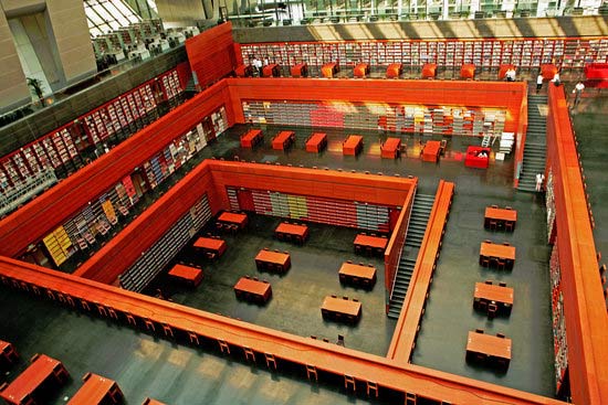 国图新馆今日开放成为世界第三大图书馆(组图)