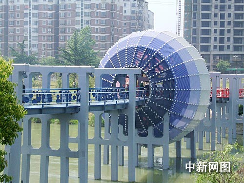 组图：江苏淮安所建南北分界线标志对外开放