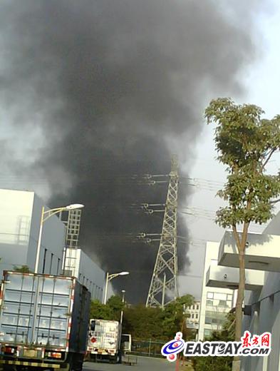沪金山一工厂发生火灾无人伤亡或为静电引起[图]