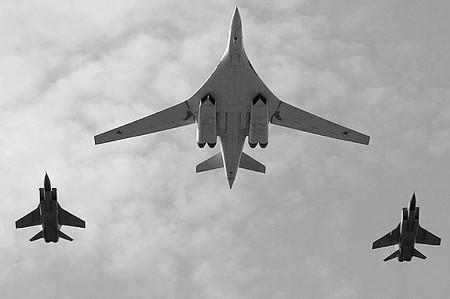 俄罗斯图-160战略轰炸机 资料图片