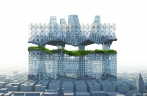 正文    第六区   第1名   第2名   未来的城市应该有圆饼形状的建筑