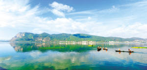 云南网专稿：铁腕治污5年后滇池水更清