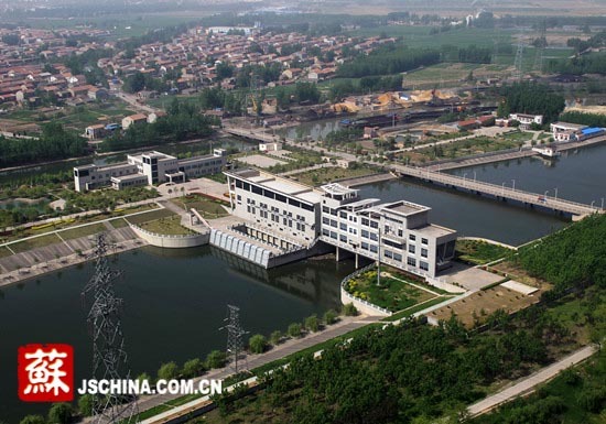 南水北调东线一期工程江苏段今试通水 13座调