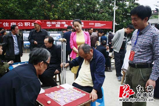 美丽保靖山城百姓“棋”乐无穷(图)