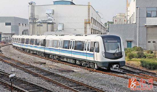 株洲造地铁开进浙江宁波 已交付21列车辆