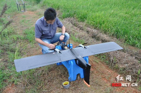 湖南农业保险领域首次应用无人机航拍查勘技术