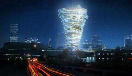 美国龙卷风之乡俄州拟建龙卷风大厦(图)