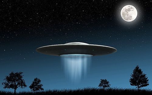 资料图:不明飞行物(ufo)想象图.