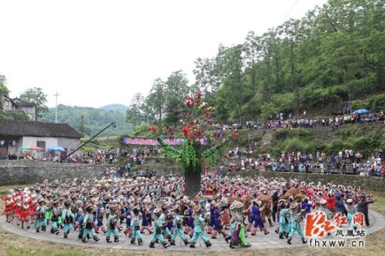 凤凰苗族"四月八"跳花节隆重举行