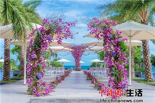 三亚美高梅举办2015“美时美刻”百万婚礼秀