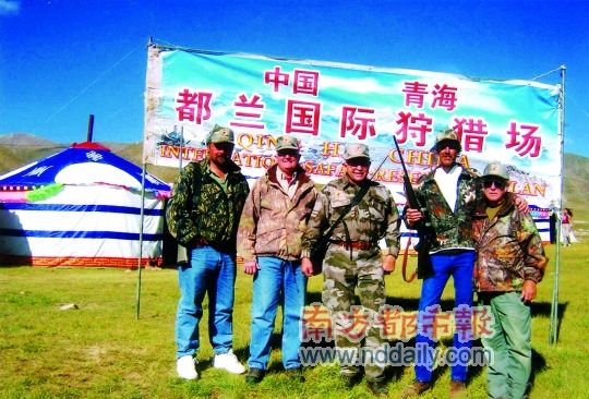 据都兰猎场统计，20多年已接待1000多名外国狩猎者。  网络图片