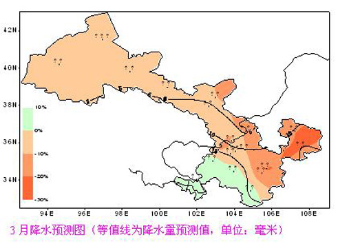 2008年3月甘肃省短期气候预测与对策建议_天