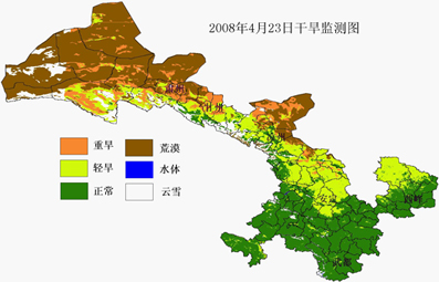 我国平均 年降水量地域分布