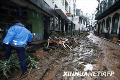 葡萄牙马德拉岛发生洪灾 造成至少25人死亡_天气预报