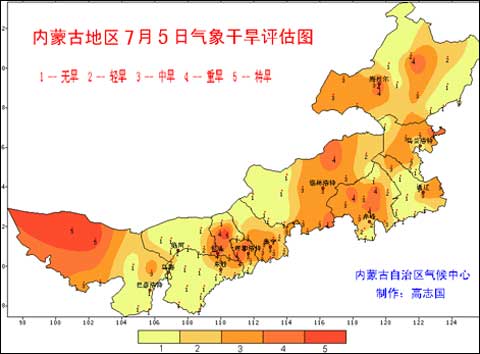 正文 目前内蒙古大部存在不同程度旱情,位于内蒙古自治区中部的