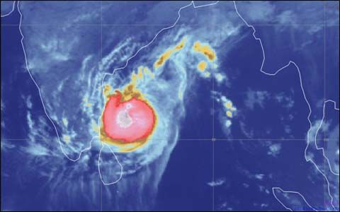 孟加拉湾热带气旋将在印度东南沿海登陆 局地