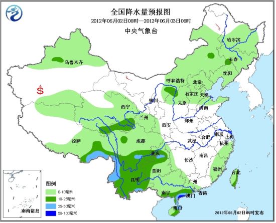 华北东北多雷雨 云贵等地有大到暴雨