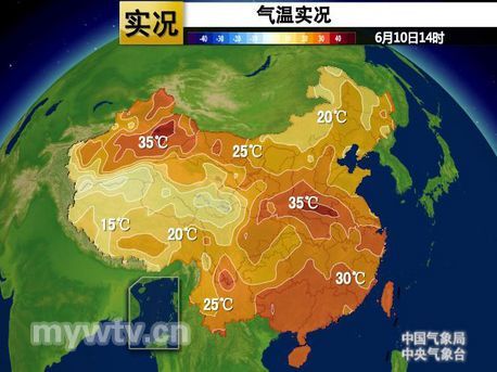 今日河南陕西安徽局地高温持续|天气|天气预报
