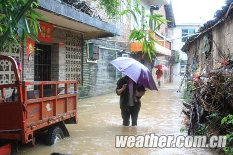 尤特带来强降水 广西博白县万人受灾|尤特|强