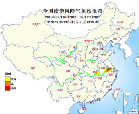 渍涝风险气象预报:江苏安徽局地风险等级高_新