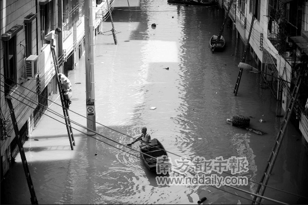 封开老城近半泡水