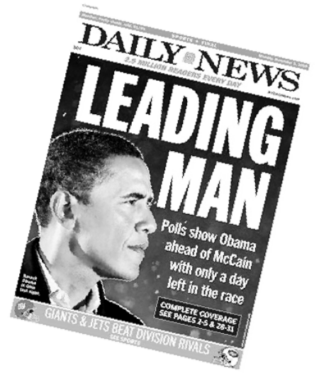 美国部分报纸提前刊登奥巴马获胜消息