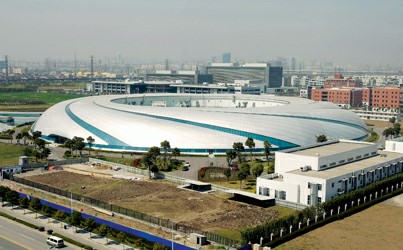 坐落于上海浦东张江高科技园区内的上海光源