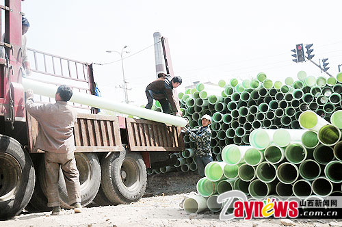 新型电缆管道材料提升双塔街施工质量（图）