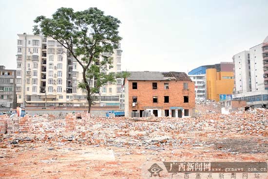 南宁市永宁片区旧城改造项目一期破土动工(组