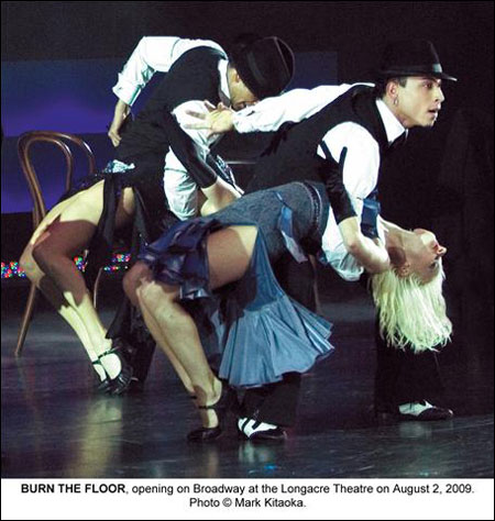 舞蹈秀《燃烧地板》即将开启百老汇最新演出季