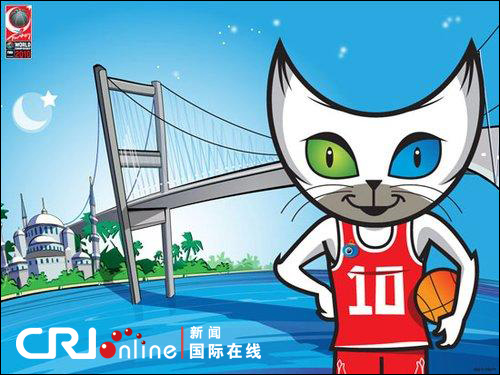 土耳其 国宝级 小猫成为男篮世锦赛吉祥物(图)