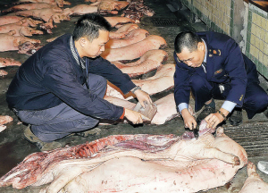 月黑风高夜追剿病害猪肉