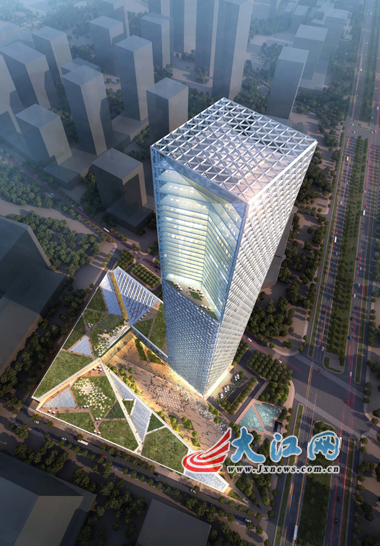 268米超高层建筑将重新定义南昌东部地标
