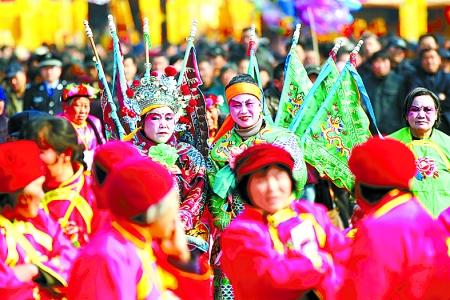 中部六省非遗项目亮相淮阳庙会