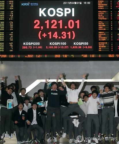 ���Ͷ���ߴ�ٹ����ɺ�KOSPIָ�����¸�