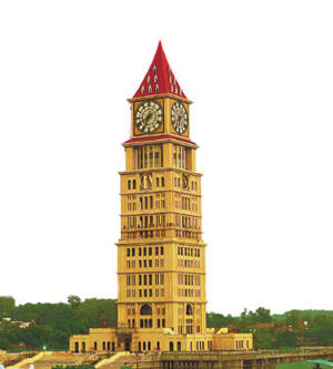 著名的英国伦敦大本钟是机械式塔钟世界上最大的塔钟在沙特