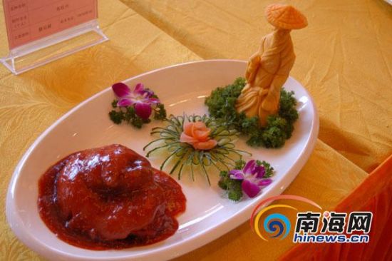 儋州特色美食:东坡绵蹄松涛鳙鱼惹人怜爱