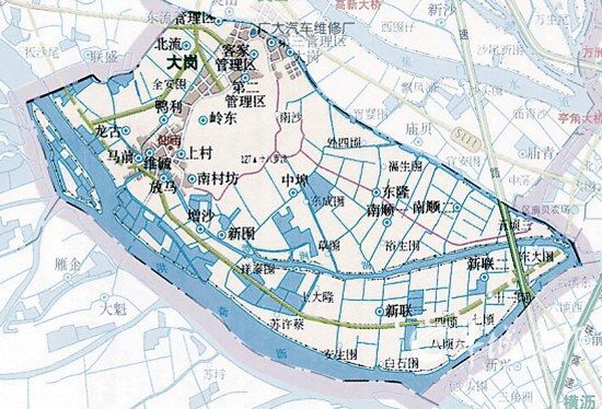 番禺大岗人口_大岗镇地图