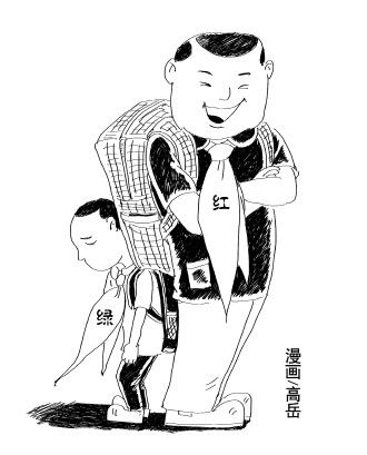 好学生戴红领巾