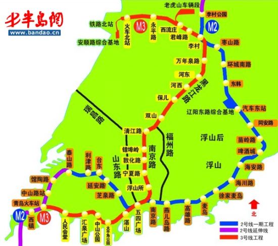 青岛地铁2号线环评获批复 明年开工2016年完工