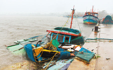 热带气旋袭击印度