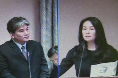 绯闻男友备询高金素梅:让我听起来舒服点