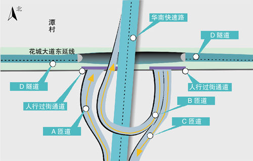 花城大道东延线今年动工