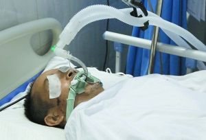 指望着赚钱的三轮车却差点害死他