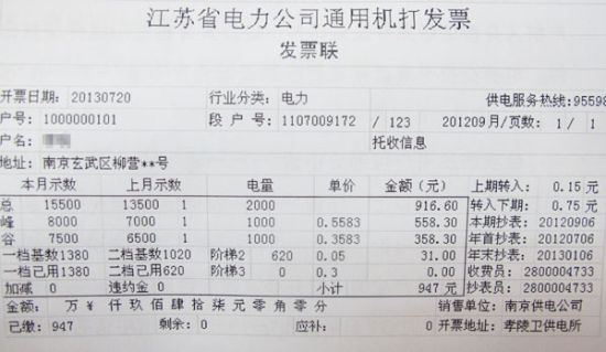 南京阶梯电价详细实施方案出炉 抄表方式单双