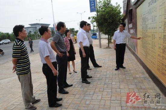 岳阳宣传部长徐新启来君山区调研文化建设