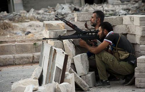 叙利亚政府军散发传单 称将清洗每寸土地