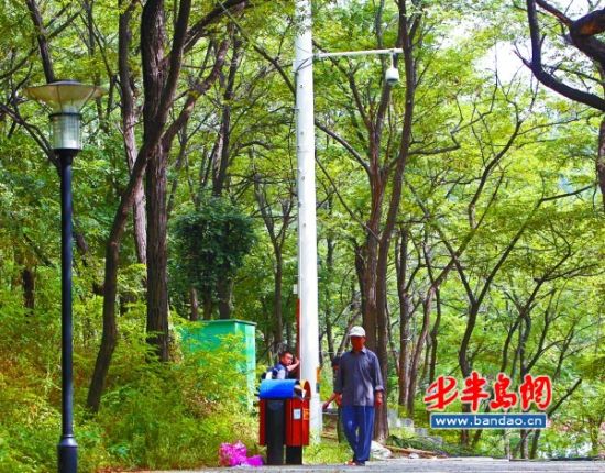 田家村东山公园安装监控