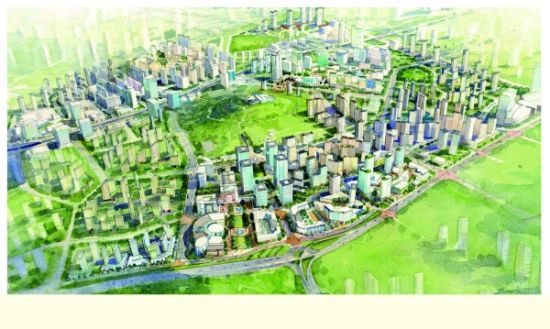 四方东西两翼迅速成长新都心将改变城市格局